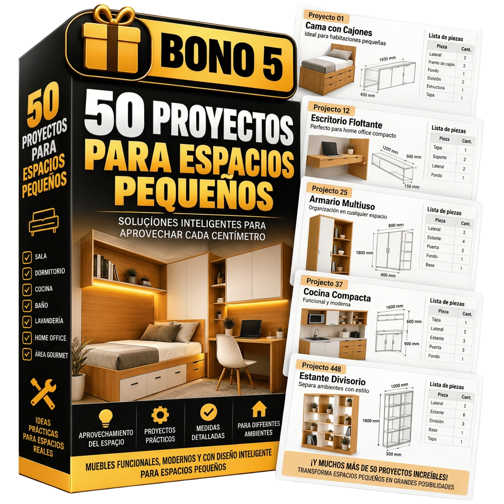 Presentación del Bono 5: 50 proyectos para espacios pequeños